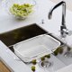 thumbnail image 4 of Cesta plegable de acero inoxidable para fregadero, lavabo retráctil para verduras | Escurridor de fregadero extensible para secar platos | Escurridor sobre el fregadero para tazas, platos y ollas |, 4 of 4