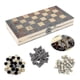 thumbnail image 3 of 9.4 Inch Wooden Chess Set Folding Board, Handmade Portable Board Sets, 3 of 5