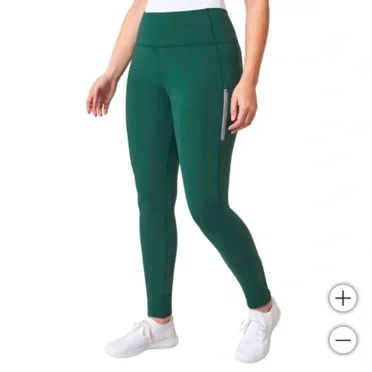 Mondetta Women's High Waist Active Leggings with Zip Details XS