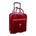 thumbnail image 2 of Maletín McKlein UPTOWN 15 de piel vertical con ruedas rojo, 2 of 6