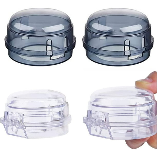 SHAR 4 Pieces Child Safety Knobs Child Stove Gas Knob Cover Cover Knob