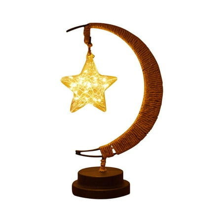 

IMSHIE Enchanting Lunar Lamp Moon LED Moon Lamp Warm White Kids Night Light For Bedroom Bedside Christmas Holiday Home Decorations Kids Gifts attractive
