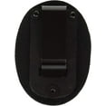 thumbnail image 2 of Boston Leather Oval Clip on Badge Holder Plain Finish (Black Leather), 2 of 2
