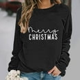 thumbnail image 6 of Craaazy Christmas Sweatshirt for Women Crewneck Long Sleeve Sweatshirts Casual Christmas Graphic Shirts Letter Printed Pullover Tops Gifts, 6 of 6