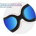 thumbnail image 4 of Dog Sunglasses Small Dog Goggles Doggles Dog Glasses for Small Dogs UV Protection Windproof Waterproof Adjustable Band(Blue), 4 of 6