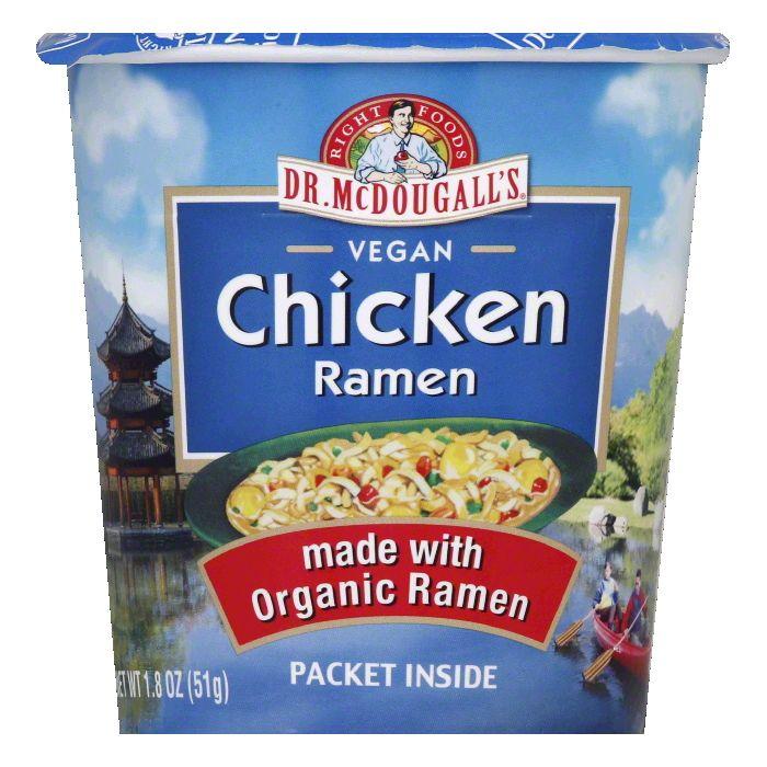 Dr. McDougall's Organic Ramen Soup Chicken Flavor Big Cup, 1.8 OZ