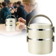 thumbnail image 2 of Stainless Steel Lunch Box Portable Stainless Steel Lunch Box Container Box Food Container, 2 of 6