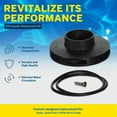 thumbnail image 2 of Zodiac Jandy 2HP Impeller w/Screw and Backup Plate O-Ring for FloPro FHPF, 2 of 7
