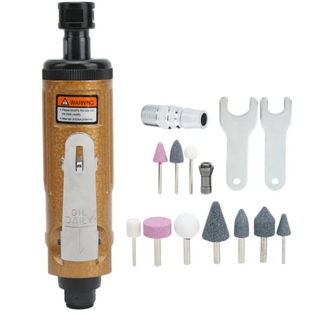 

PAOMIAN Air Die Grinder Pneumatic Engraving Polished Trimming Machine Set 22000rpm 0.6MPa KP621Japanese Style