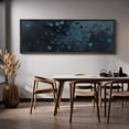 thumbnail image 6 of Large Framed Canvas Print Mystical Blue Butterflies Framed Canvas - Dark Moody Nature Wall Art Decorative Ready to Hang Painting for Living room Bedroom - 60"x20" Black Frame, 6 of 9