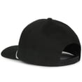 thumbnail image 6 of Outdoor Cap OC602 Mid Crown Structured Cap-Black, 6 of 8