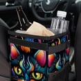 thumbnail image 6 of Cat Foldable Car Trash Can with Lid, Leak-Proof Mini Trash Can, Hanging Storage Bag - Car Trash Bin for Clean and Organized Rides, 6 of 6