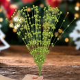 thumbnail image 2 of Artificial Christmas Decoration,1Pack Christmas Glitter Berries Stem,16.93 inches Artificial Christmas Pick, for Christmas Tree Ornaments, DIY Xmas Wreath, Crafts, Holiday Home Decor, 2 of 2