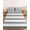 Gray, variant on Twin XL Size Fitted Sheet Set - Black Grey White Stripe 2 Piece Bedding Sets 16" Deep Pocket Fitted Sheet with 1 Pillowcases, Farmhouse Modern Art Striped Brushed Microfiber Hotel Luxury Bed Sheets