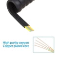 thumbnail image 3 of 2 Pack Telephone Cord, 5Feet Uncoiled Phone Cord Works with All Corded Landline Phones,Handset Cord, Universally Compatible,for Use in Home or Office, Telephone Accessory, 3 of 6