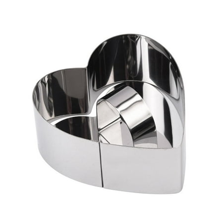 

Worallymy Stainless Steel Cake Mold Mouse Cookie Cutters with Push Lid DIY Fondant Cookie Cutters Baking Tools for Cake Decoration