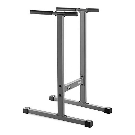 XMARK Dip Station, 500 lb. Weight Capacity Dip Stand, Gray or Black