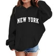 thumbnail image 2 of New York Hoodies for Kids Boys Girls Long Sleeve Casual Graphic Hooded Sweatshirt with Pockets Pullover Tops, 2 of 5
