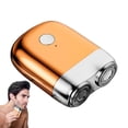 thumbnail image 1 of Mini Rasoir Électrique, Rasoir Rotatif Portatif à Double Tête, Rasage Humide et à Sec Amélioré 2026 pour le Voyage, Format de Poche Rechargeable USB-C pour Hommes, Ajustement du Contour du Visage à 360°, Têtes Lavables, 1 of 8