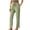 Green, variant on SBYOJLPB Women Casual Pants with Pocket Solid Color Loose Straight Long Pants