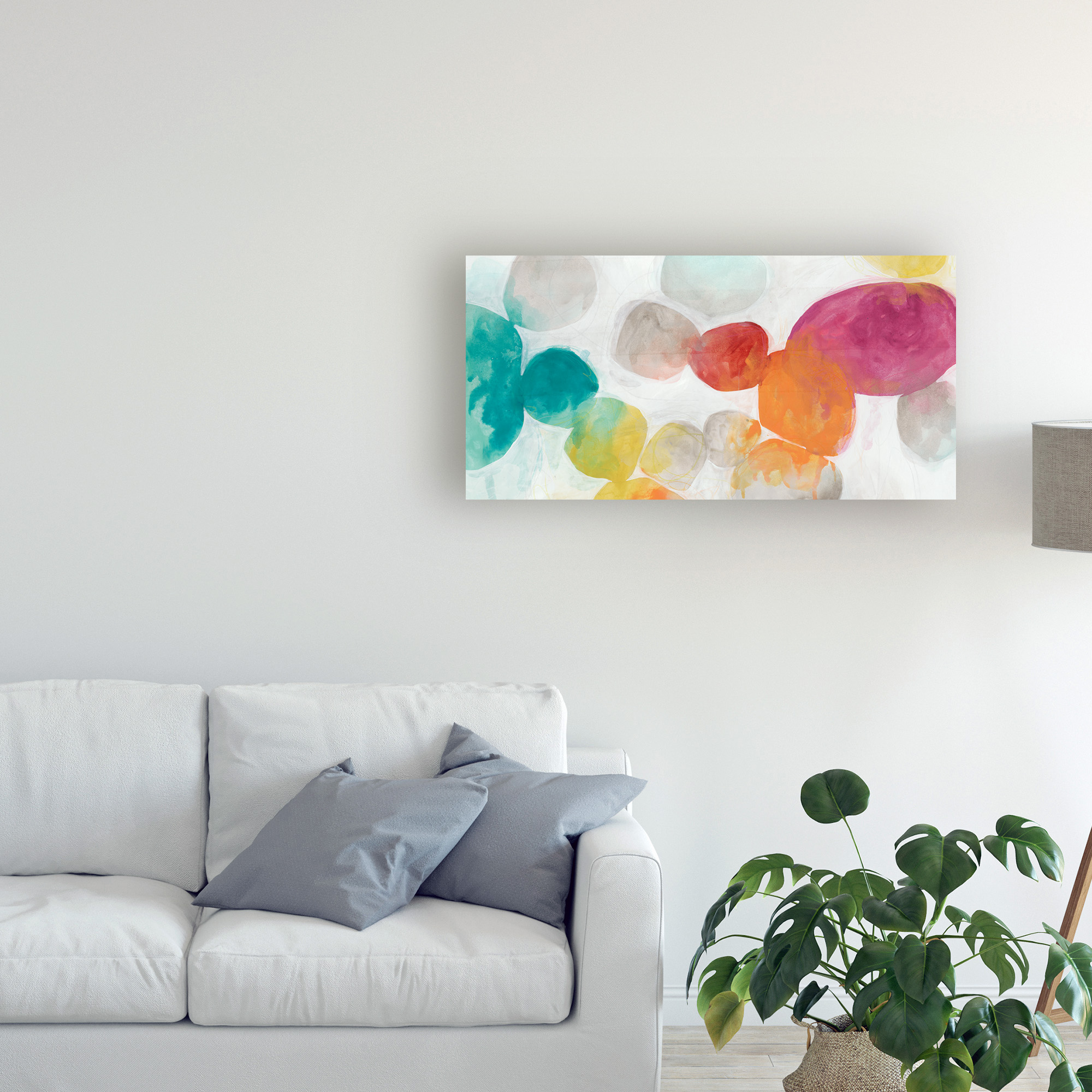 Trademark Fine Art 'Color Interplay I' Canvas Art by June Erica Vess