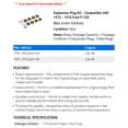 thumbnail image 2 of Expansion Plug Kit - Compatible with 1975 - 1976 Ford F-150, 2 of 2