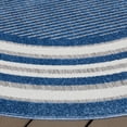 thumbnail image 4 of Safavieh Cabana Henry Striped Indoor/Outdoor Area Rug, Light Blue/Ivory, 6'7" x 6'7" Round, 4 of 15