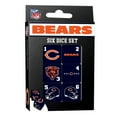 thumbnail image 2 of MasterPieces Officially Licensed NFL Chicago Bears - 6 Piece D6 Gaming Dice Set Ages 6 and Up, 2 of 3
