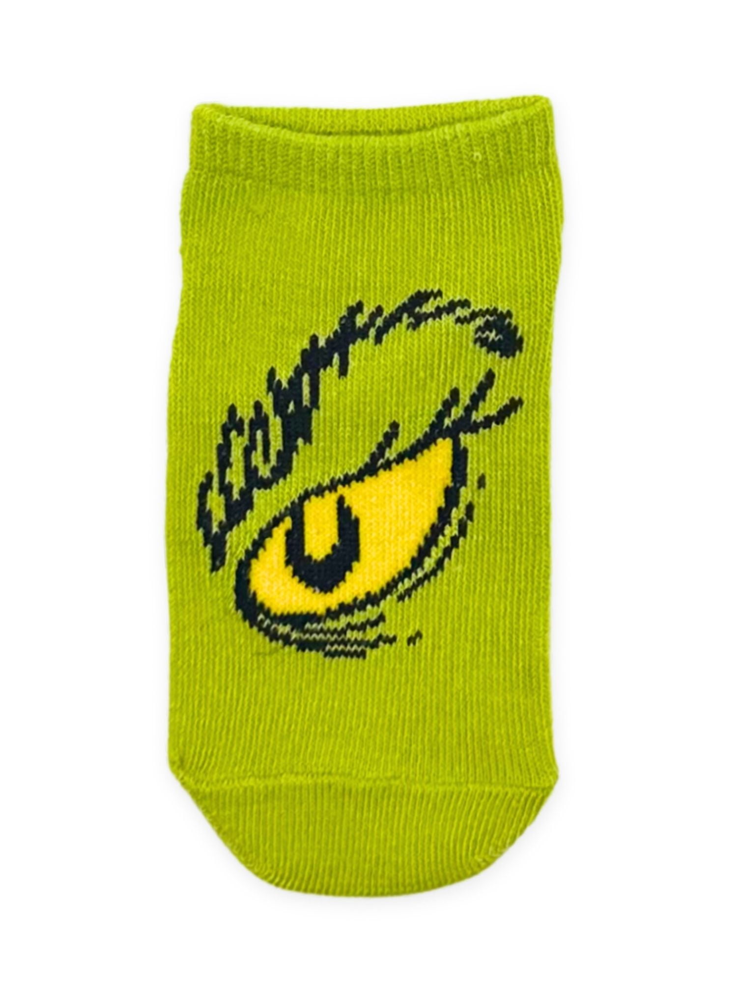 Grinch x Justice Girls No-Show Socks, 6-Pack, Sizes S/M-M/L