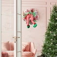 thumbnail image 3 of Christmas Wreath For Front Door With Lights Clown Wreath Christmas Mesh Door Wreaths Christmas Wreath Hat Legs Christmas Front Door Outside Wreath Solar Christmas Wreath Large Boxwood Wreaths for, 3 of 3