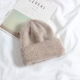 thumbnail image 1 of LinYooLi Laine Angora, Bonnet Tricoté pour Femmes, Pulls d'Automne et d'Hiver Bonnet Épais, 1 of 6