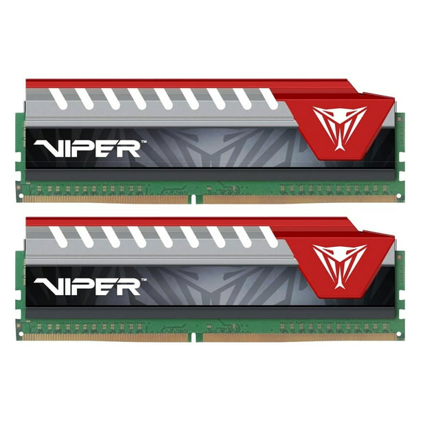 Patriot Memory Viper Elite Series DDR4 8GB (2 x 2400MHz Kit (Red) - Walmart.com