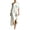 White #08, variant on Women One Shoulder Draped Midi Dress Batwing Half Sleeve Asymmetric Ruched Waist High Low Hem Cocktail Party Evening Dress