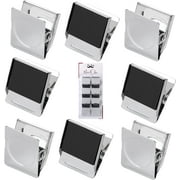 Mr. Pen- Magnetic Clips, 8 Pack, Silver, 1.2 Inch, Metal Clips, Refrigerator Magnets, Magnet Clips, Fridge Magnet Clips, Magnetic Clips for Refrigerator