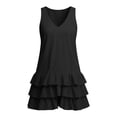 thumbnail image 4 of XiYing Robes d'Été pour Femmes, Robe Maxi d'Été Sans Manches à Col en V pour Femmes - Coupe Ample Décontractée pour la Plage et les Vacances, Design Uni, Taille Unique (Lot de 1), 4 of 7