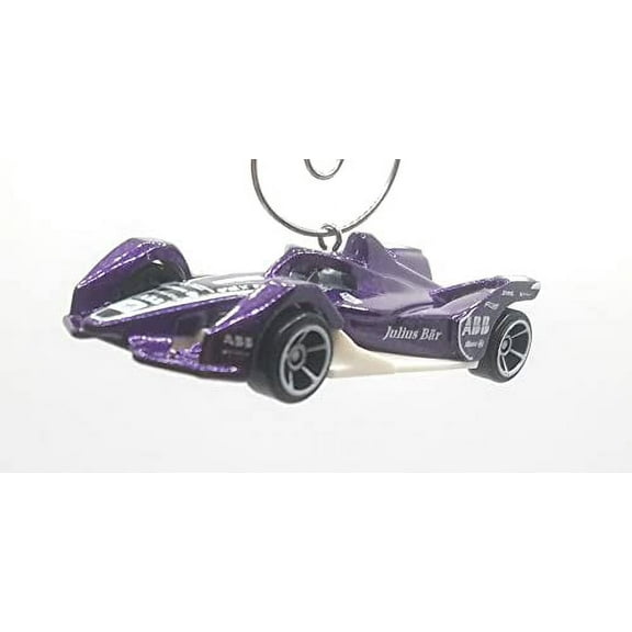 Christmas Ornament for Formula E Gen 2 Race Car Purple