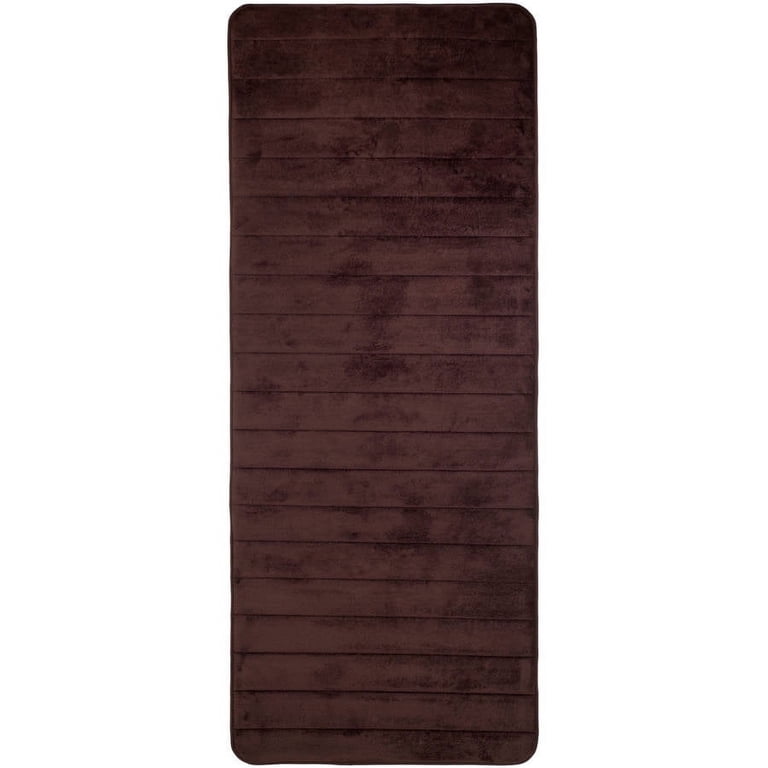 Somerset Home Memory Foam Extra Long Bath Mat, 24" x 60" photo 1