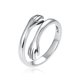 thumbnail image 3 of Anillo de abrazo de amor con manos de plata esterlina 925 para mujer, estilo retro tailandés, anillo abierto de Europa y Estados Unidos, 3 of 6