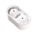 thumbnail image 2 of Molde de cubitos de hielo de silicona con tapa, moldes de hielo con forma de sakura para bebidas, de grado alimenticio, reutilizable, fabricador de hielo compacto para refrigerador, rosa y blanco., 2 of 6