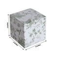 thumbnail image 3 of Efavormart 25 Pack White Sage Green Floral Print Paper Cube Gift Boxes With Lids, Cardstock Party Shower Candy Favor Boxes 3"x3"x3", 3 of 6