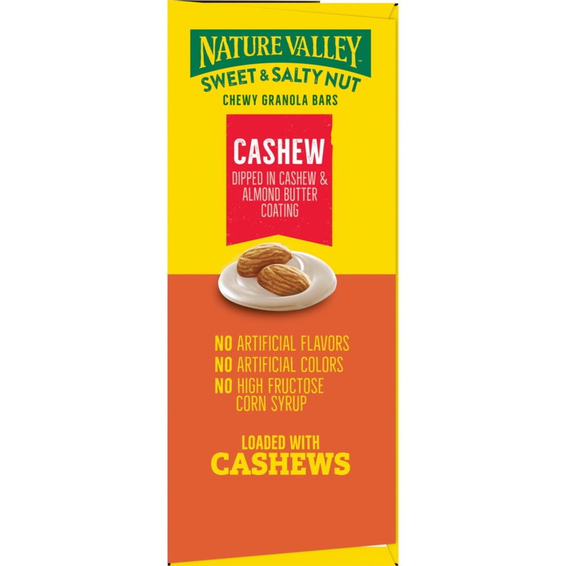 Pack of 3 Nature Valley Sweet & Salty Cashew Granola Bars, 15 Bars Each, 18 oz  with free Cocoa Mix Sachet by valueNest