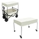 thumbnail image 5 of Toldo desmontable para tubos cuadrados de 1,5 cm, carritos, vagones, cubierta parasol para M y Beige, 5 of 8