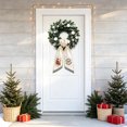 thumbnail image 4 of huayou Holiday Theme Embroidered Wreath Sash, Scalloped Edge Wreath Bow Ribbon for Front Door Wreath, Thanksgiving Christmas Valentine Designs, 4 of 8