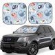 thumbnail image 1 of Fotbe Cute Chameleons On Blue Juego de 2 Piezas de Parasoles para Parabrisas | Bloqueador Solar para Auto | Accesorios Plegables para Protección Solar Interior-Large, 1 of 6