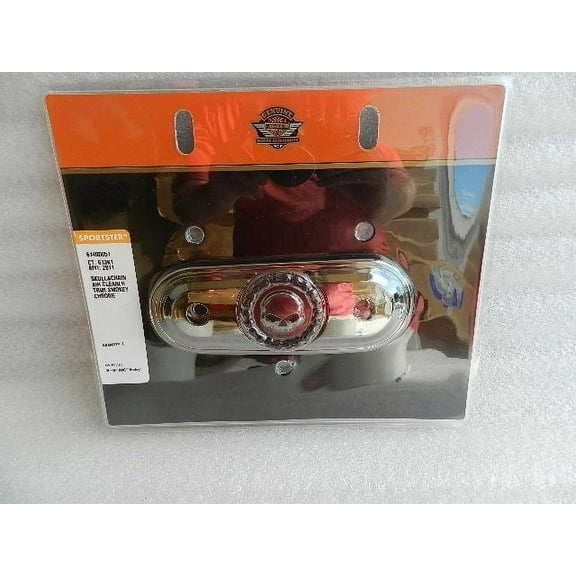 NEW 04 AND NEWER HARLEY SPORTSTER SKULL & CHAIN AIR CLEANER INSERT 61400051