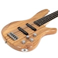 thumbnail image 4 of Veryke Exquisite GIB Electric 5 String Bass Guitar Full Size with Bag & Strap & Pick & Connector & Wrench Tool - Burlywood, 4 of 12