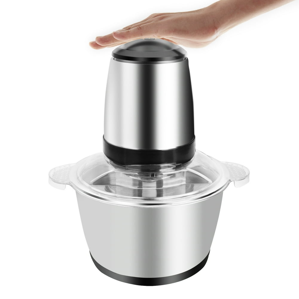 ZOKOP 2L Portable Electric Meat Grinder Home Use Stainless Steel Food