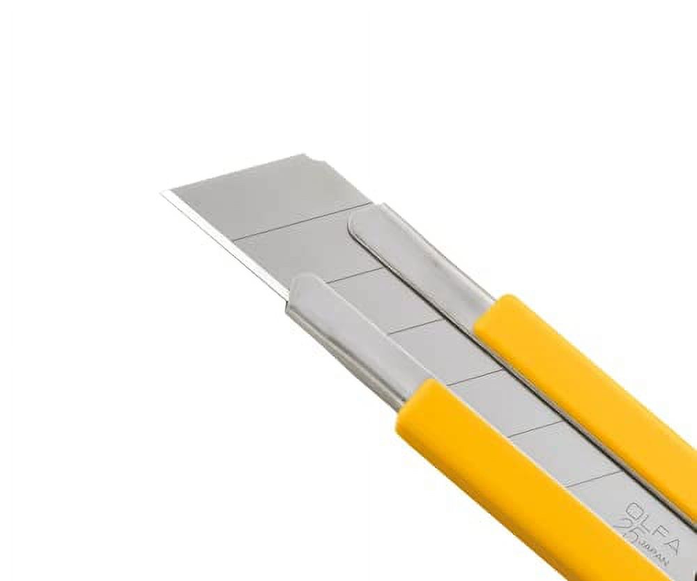 Olfa 5-33/64" x 25mm Carbon Steel Snap-Off Blade; PK40  Carbon Steel  HB/CP40
