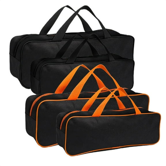 4Pcs BBQ Tool Storage Bag 600D Oxford Cloth Bag for Outdoor BBQ Grill