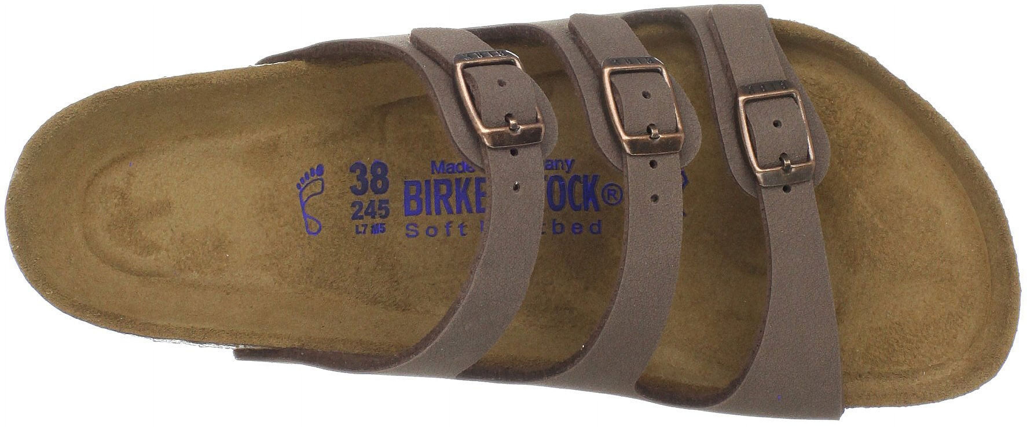 Birkenstock 53881: Unisex Florida Soft Footbed Birkibuc Mocha Walking Sandals (42 M EU)